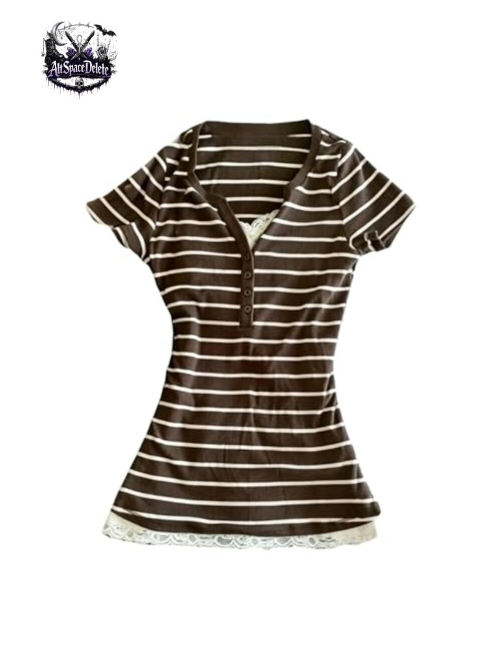 Y2K Grunge Graphic Tee Short Sleeve Vintage Alt Emo Top